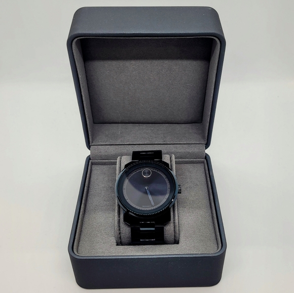 Movado Bold Quartz Men's Watch (Dark Navy) 3600296 - Picture 7 of 7
